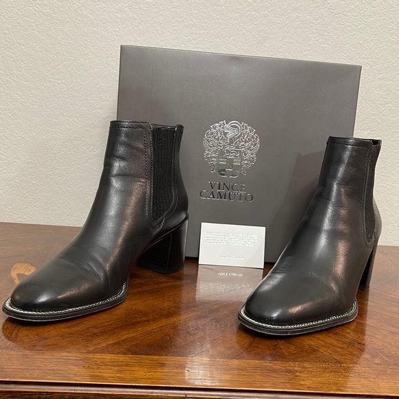 VINCE CAMUTO Jentilly Black boot Size 8M - Picture 4 of 12
